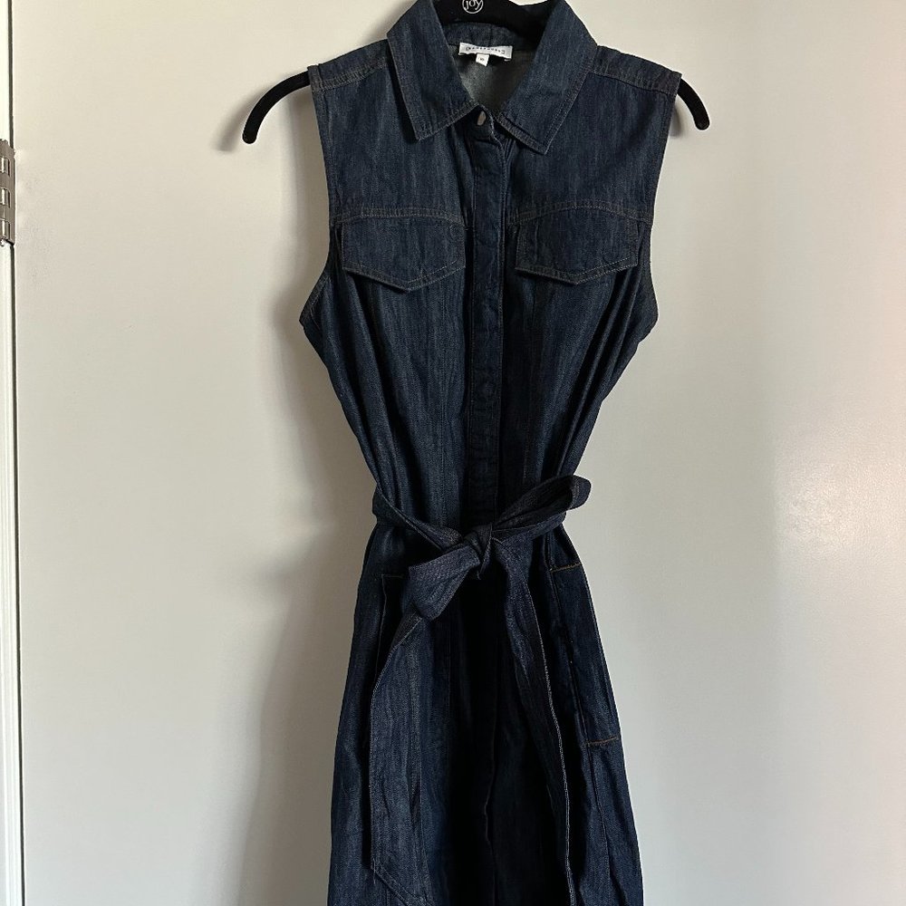 Warehouse Denim Shirt Dress